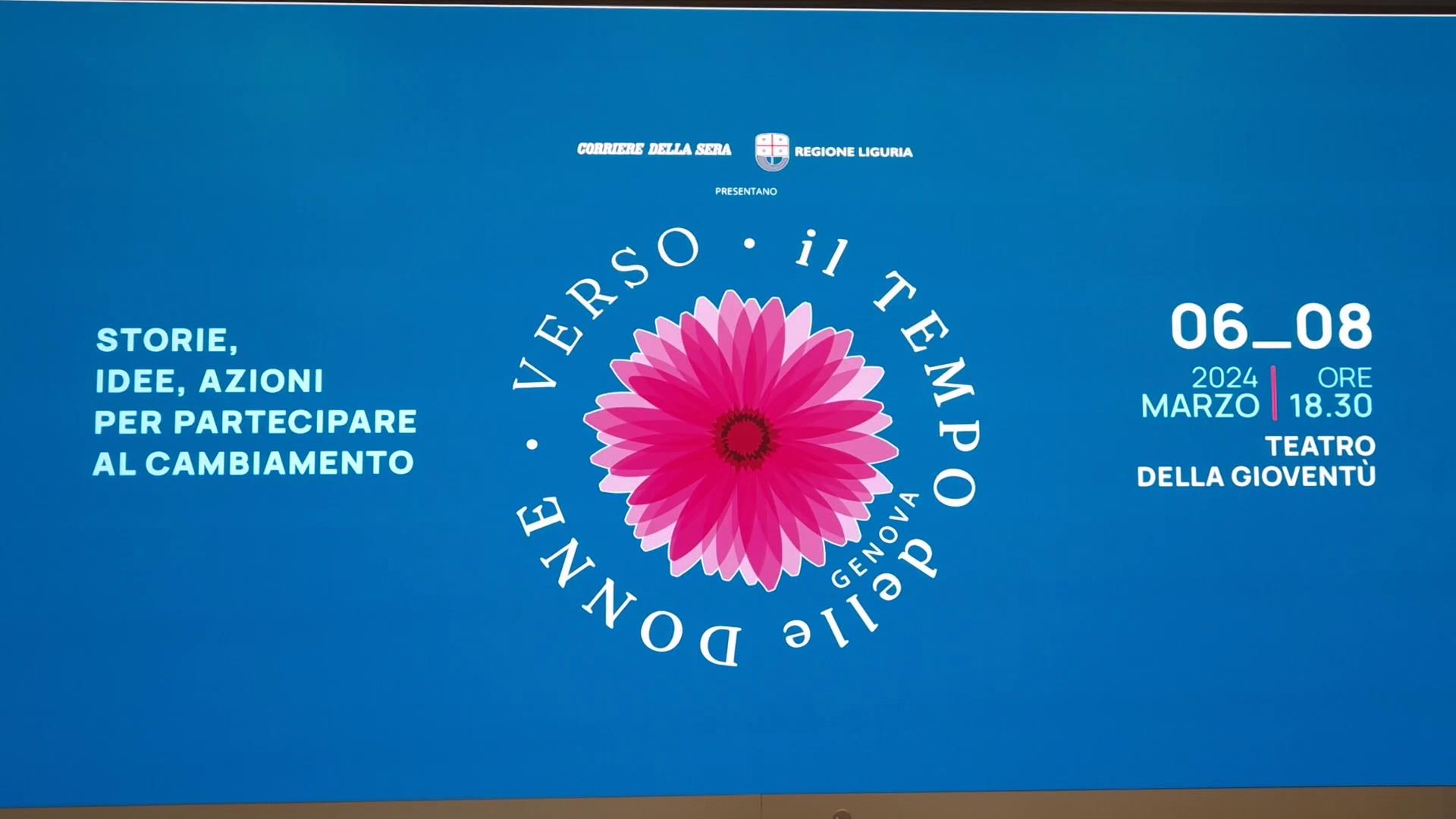 Genova, "Verso il Tempo delle Donne" dal 6 all'8 marzo al teatro della Gioventù: testimonianze e confronti per costruire futuri migliori