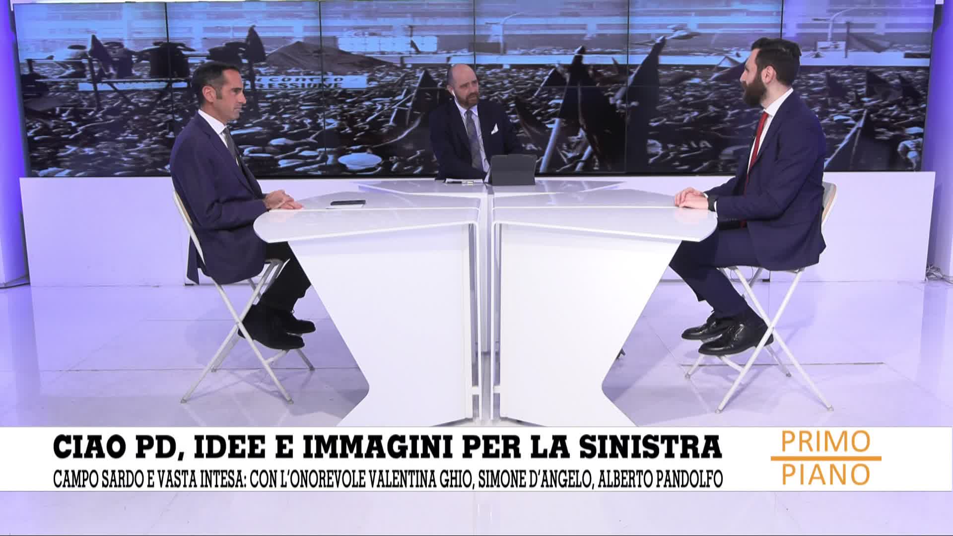 Primo piano -PD Simone D'Angelo,Valentina Ghio, Alberto Pandolfo