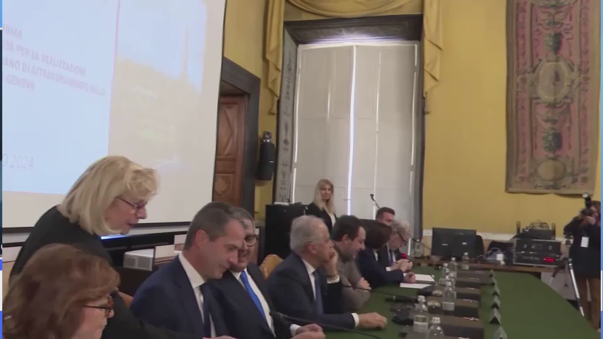 Genova, tunnel subportuale, Ministro Piantedosi: "Il protocollo di legalità segue un passo importante anche in tema di sicurezza sui luoghi di lavoro"