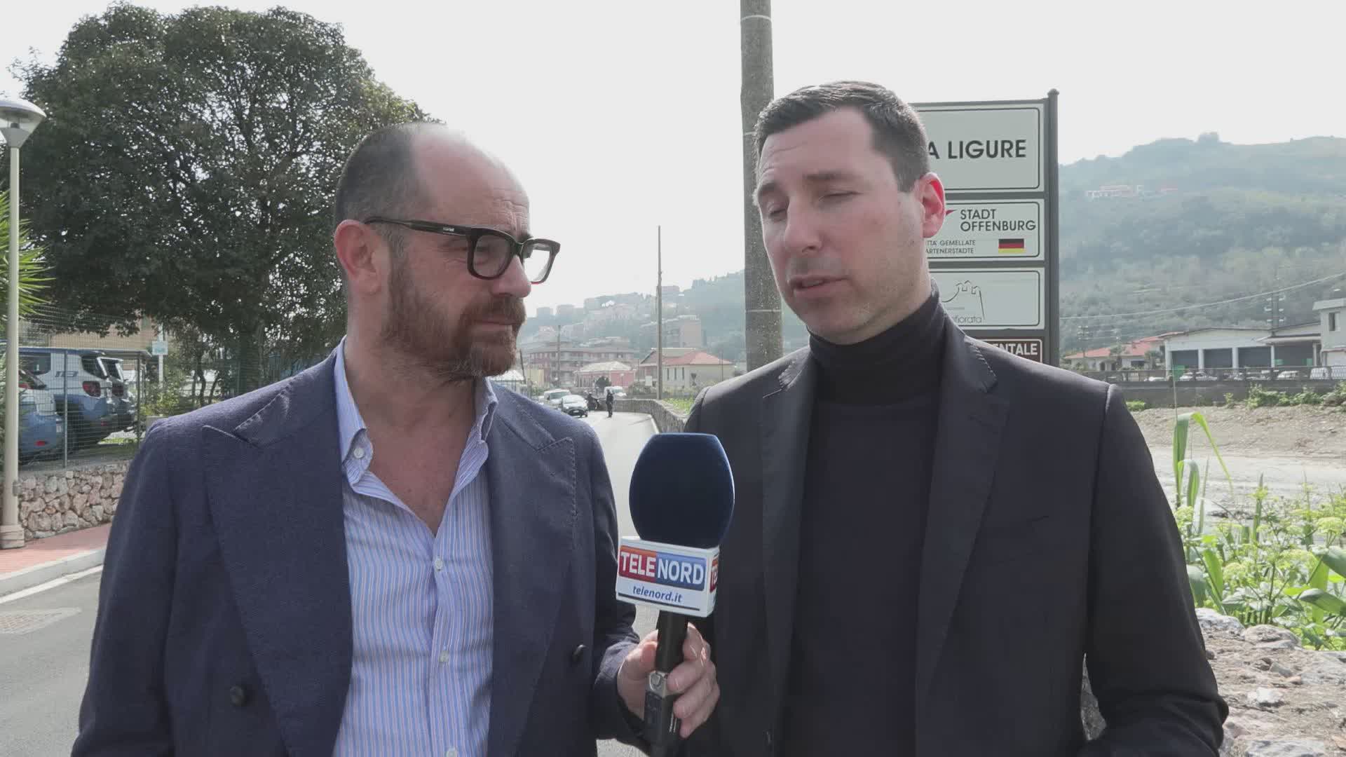 Pietra Ligure, Giampedrone a Telenord: "Manutenzione dei corsi d'acqua essenziale, pronti a interventi per 30 milioni"