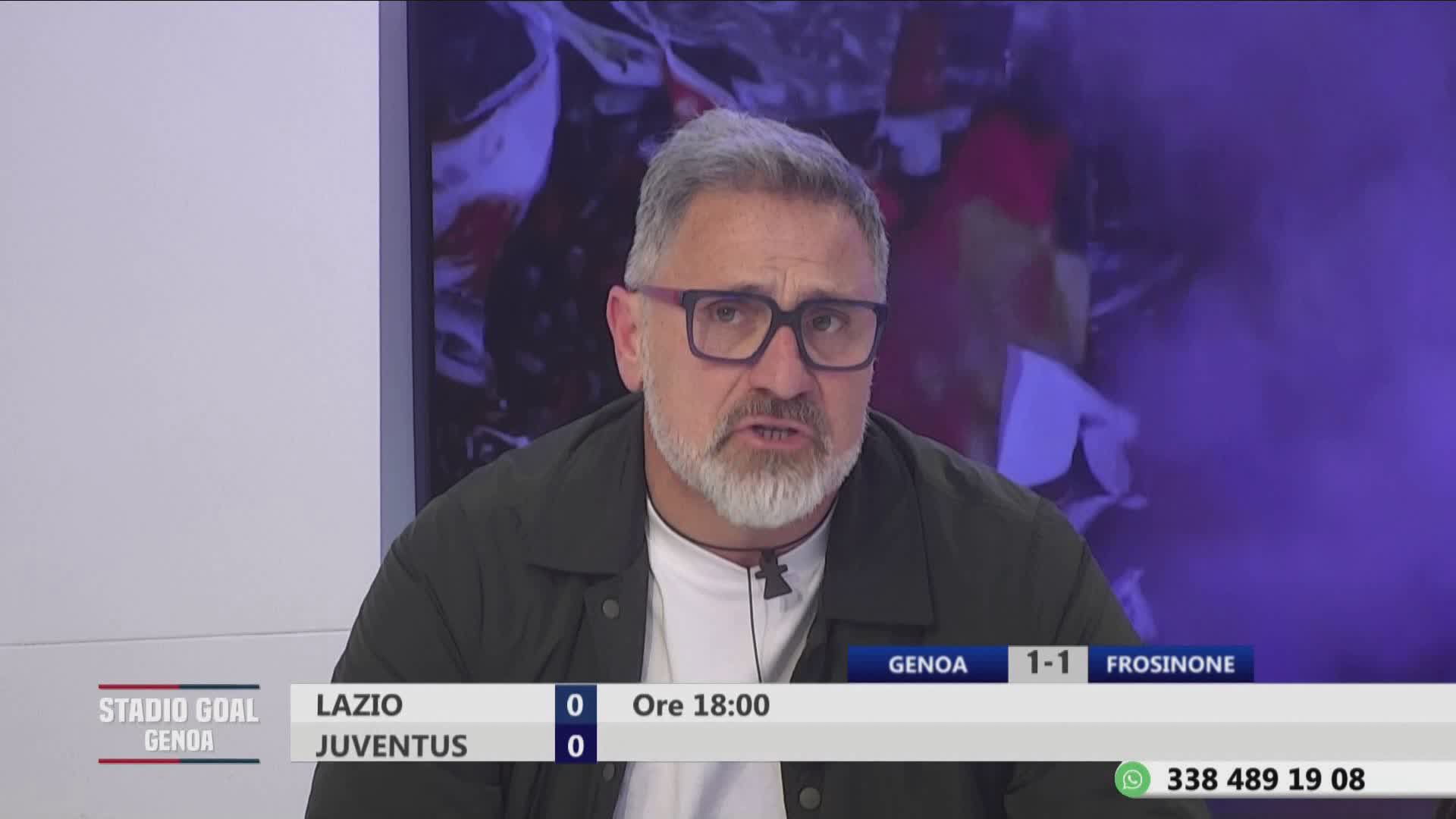 Signorelli: "Genoa non bello, ma pratico con il Frosinone. Liquidata la pratica salvezza"
