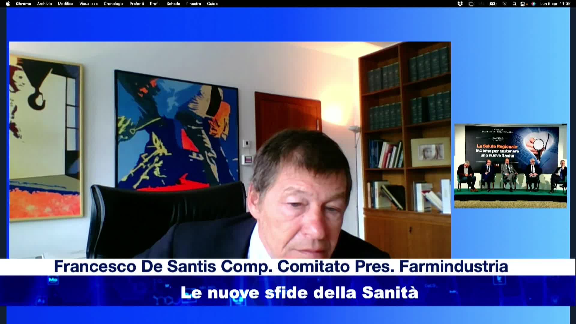 La Salute Regionale: insieme per sostenere una nuova sanita'-Francesco De Santis