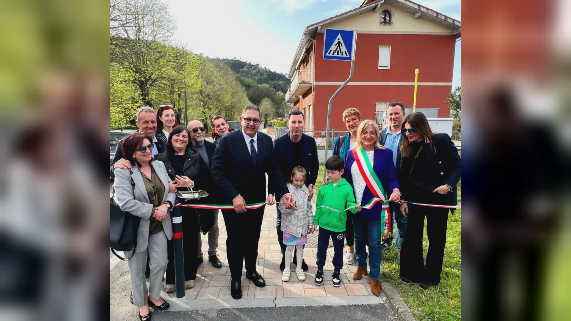 Follo, la provinciale 10 è più sicura per i pedoni: ecco i nuovi marciapiedi