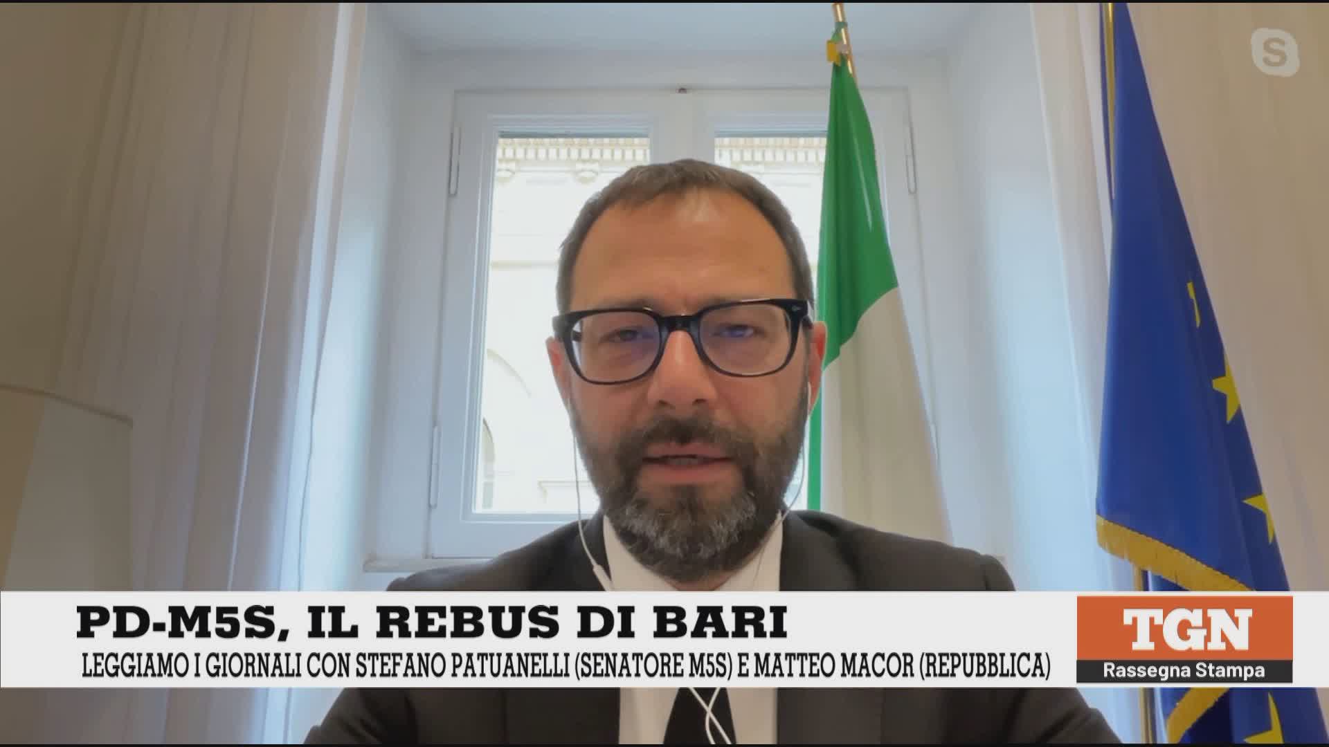 Politica, Patuanelli (M5S) a Telenord: "No ad alleanze elettorali se dopo il voto manca intesa sui programmi, allora meglio stare all'opposizione"