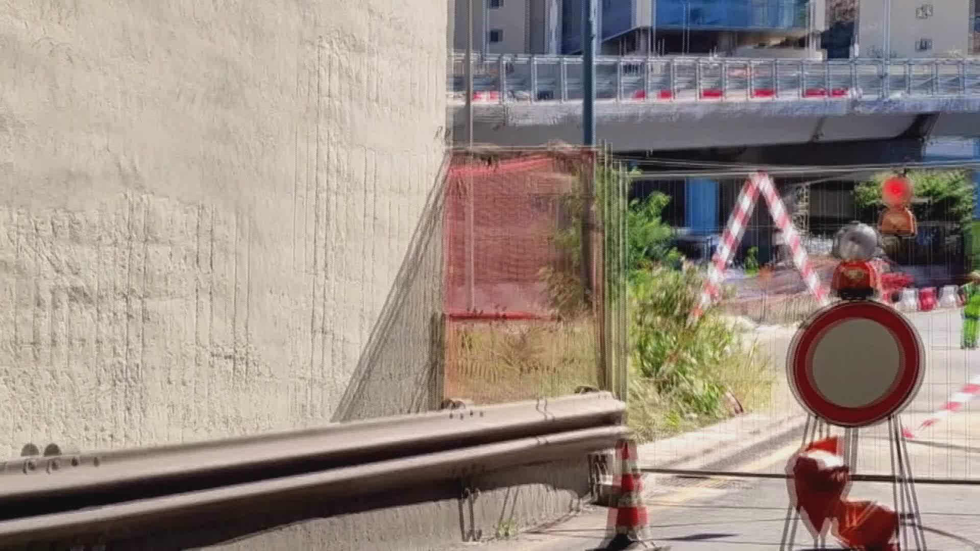 Genova, lavori a sorpresa tra la Sopraelevata e via di Francia. E il traffico va in tilt