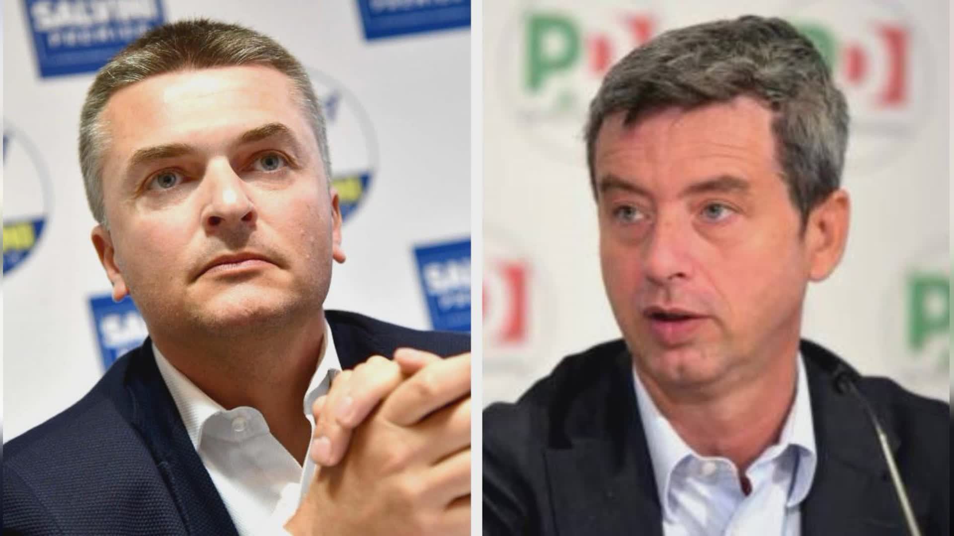 Liguria, elezioni: Orlando (Pd) "Toti ha bombardato la democrazia", Rixi (Lega) "Sinistra vuole prendersi il porto"