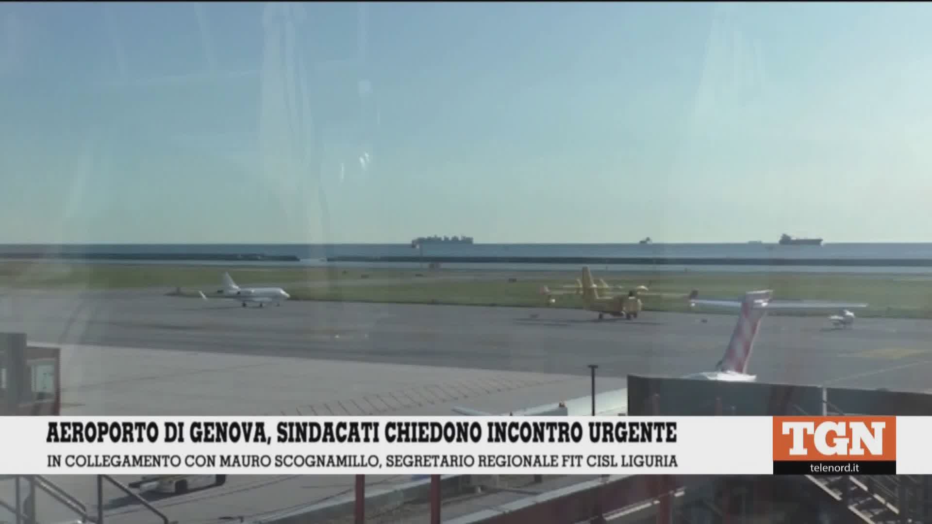 Aeroporto Genova, Scognamillo (Fit Cisl Liguria): "Preoccupati per la situazione attuale"