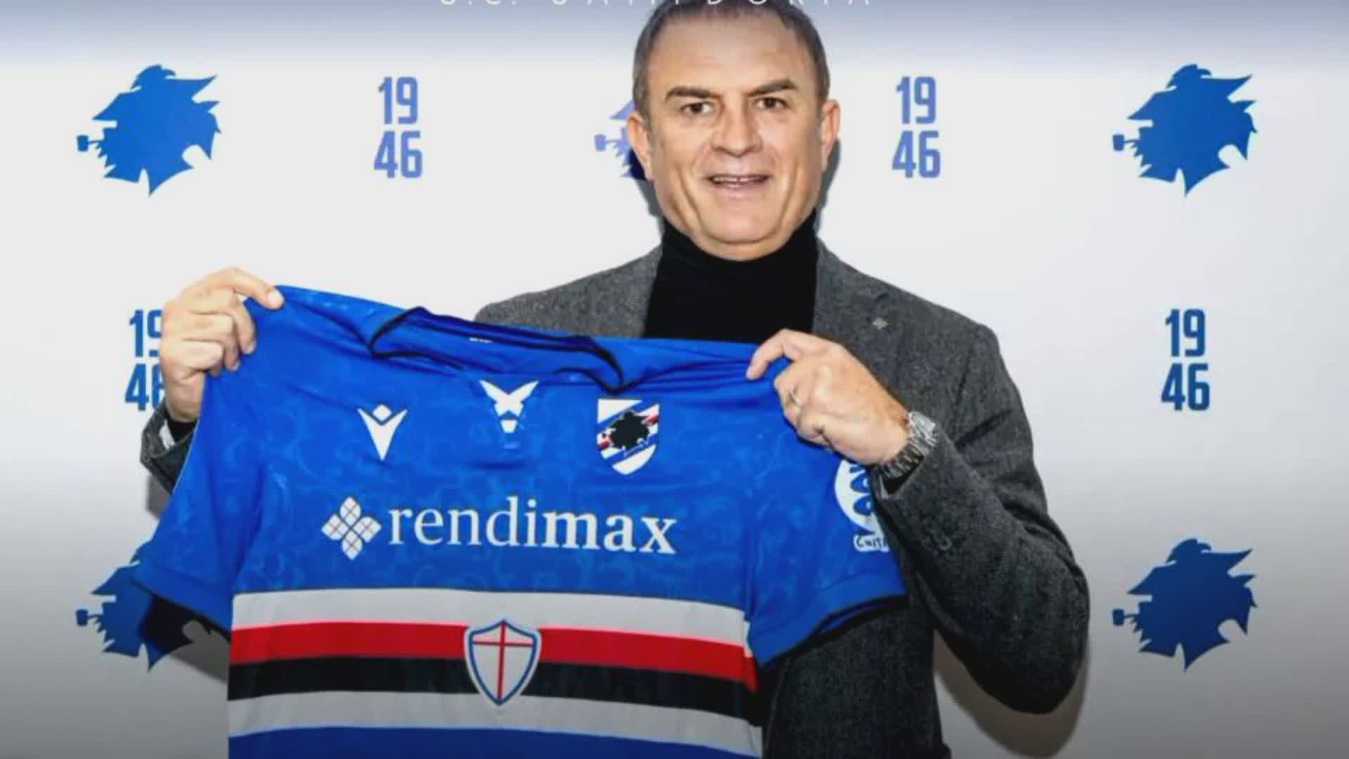Sampdoria: ufficializzato Semplici, porta uno staff di quattro persone