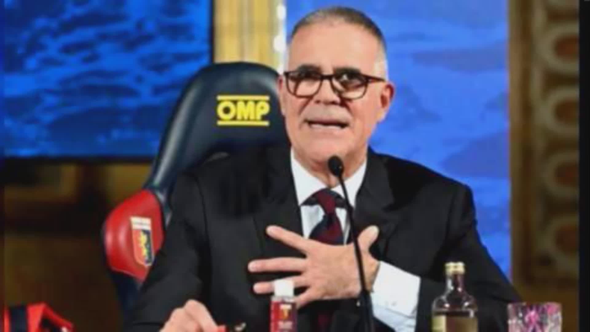Genoa a Sucu, il presidente Zangrillo: "Operazione condotta da Blazquez"