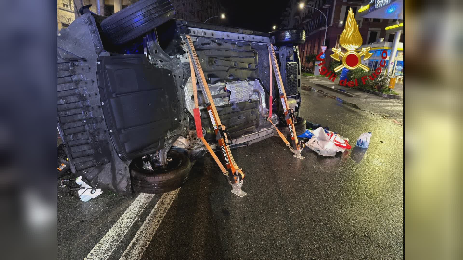 La Spezia, incidente stradale nella notte: un morto e tre feriti