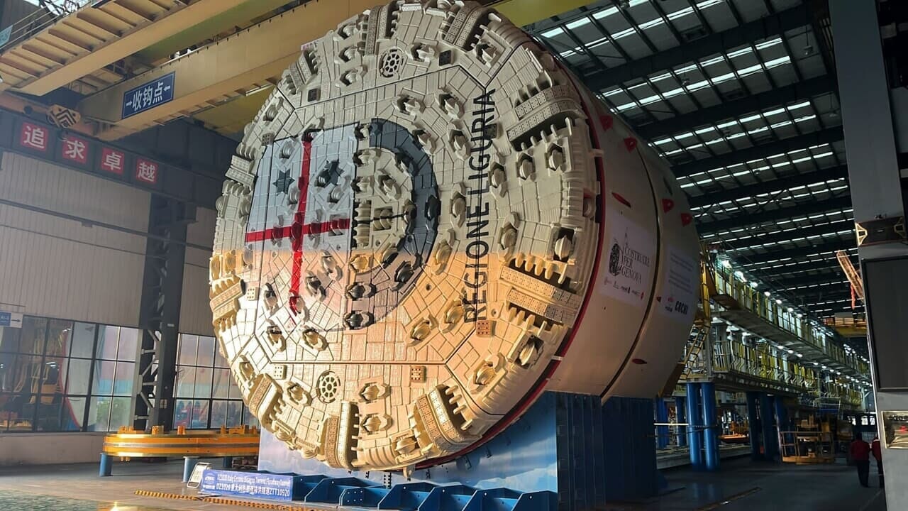 Scolmatore Bisagno, venerdì sera arriva la talpa: sarà operativa dalla prossima settimana