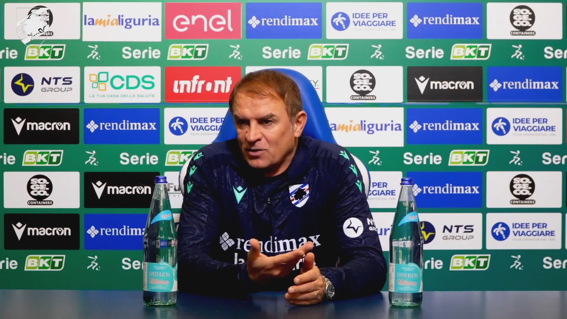 Sampdoria, Semplici: "Sassuolo squadra di valore ma gli daremo filo da torcere"