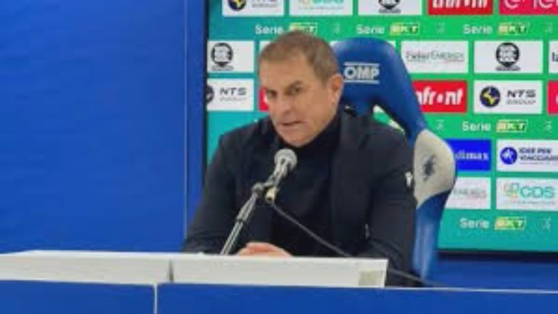 Sampdoria, Semplici: "Chiederò di giocare sempre in dieci..."