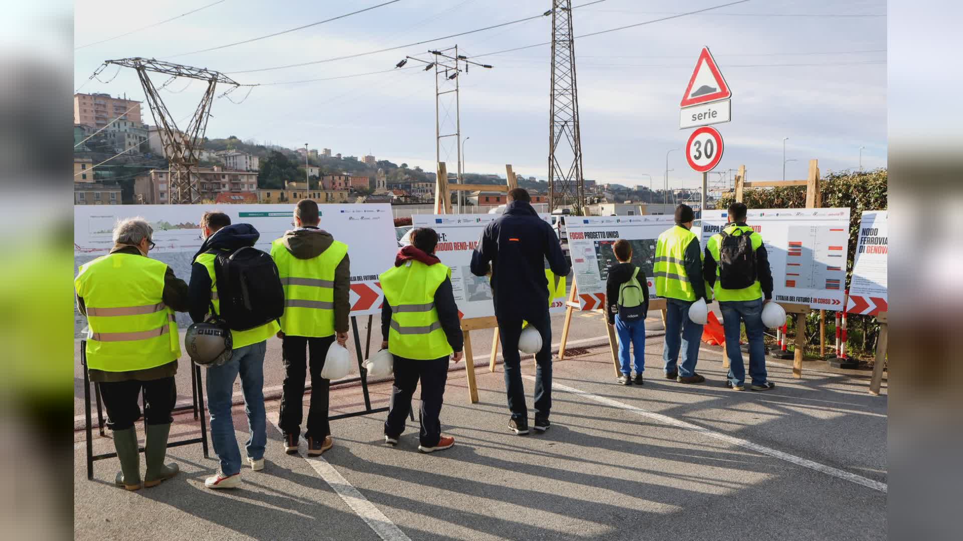 Nodo di Genova/Terzo Valico, oltre 300 visitatori per per conoscere l'ingegneria ferroviaria