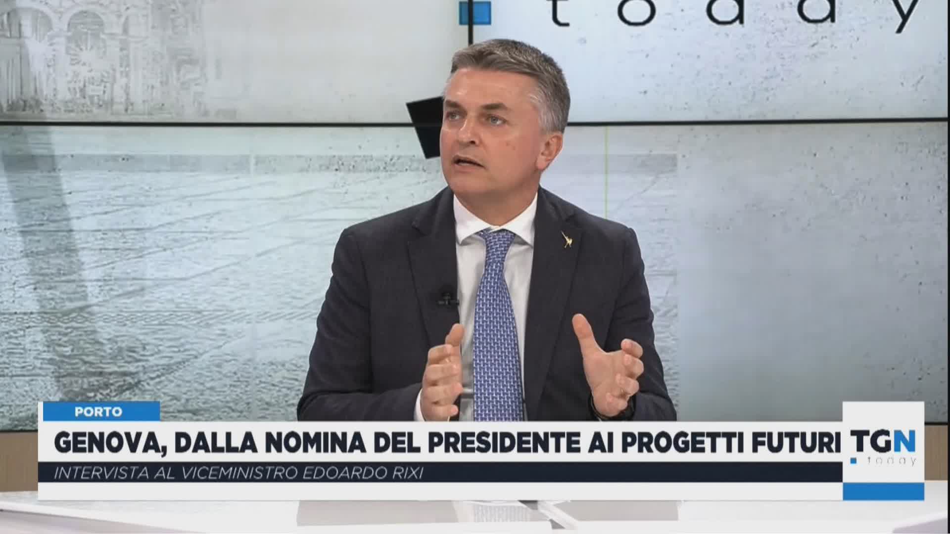 Rixi a Telenord: porto, diga ed elezioni, "Genova scelga tra futuro e passato"