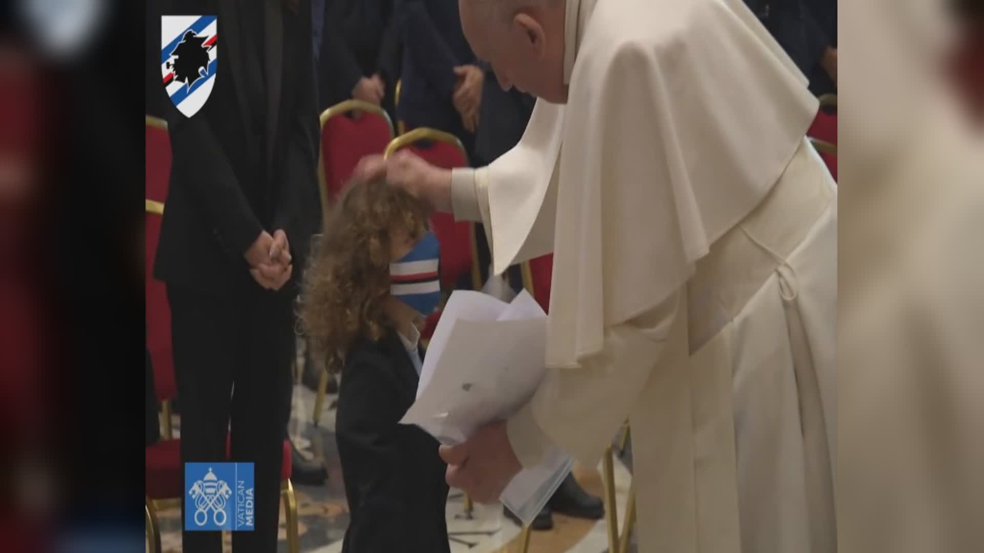 Sampdoria, quando la Sampdoria andò in udienza a Roma da Papa Francesco