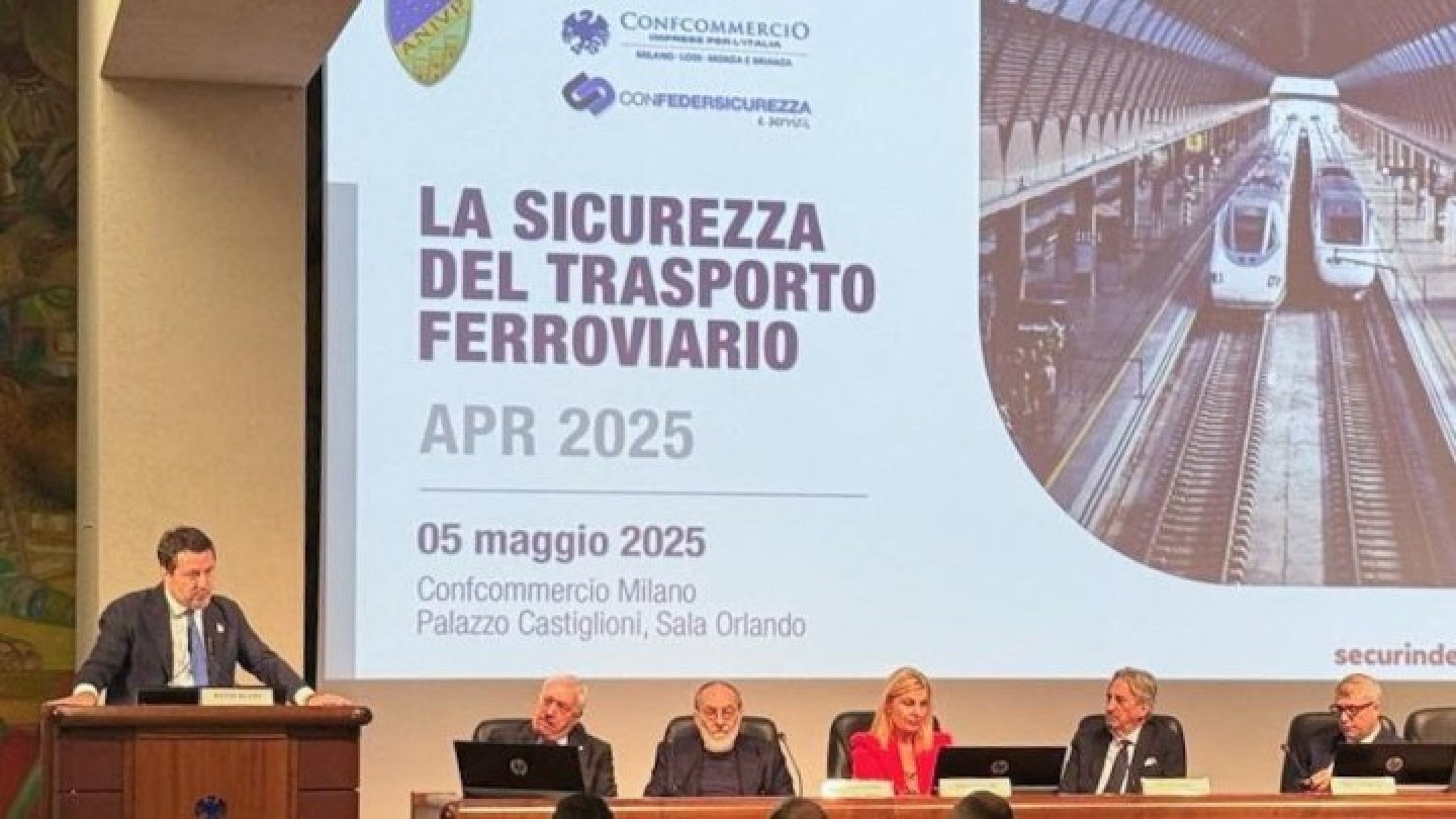 Sicurezza ferroviaria, Salvini presente al convegno sul MIT