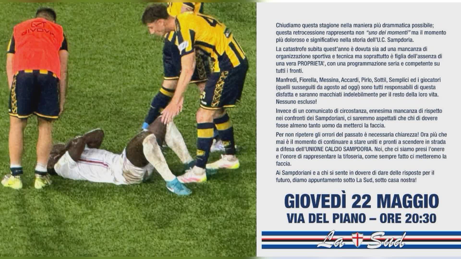 Sampdoria, gruppi della Sud in assemblea il 22 maggio in via del Piano: "Catastrofe figlia dell'assenza di una vera proprietà"