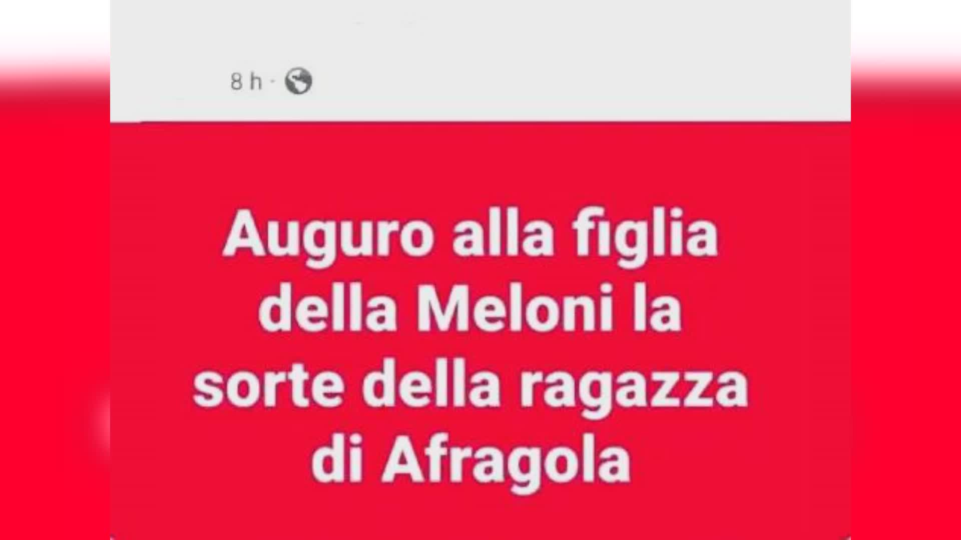 Minacce a figlia della Meloni, condanna da consiglio regionale Liguria