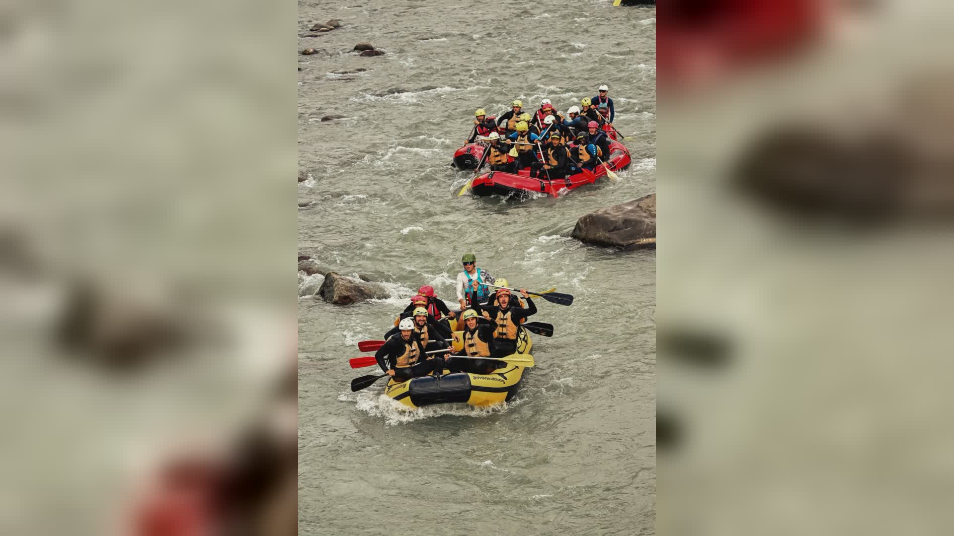 Genoa, rafting tra le rapide in Valle di Fiemme anche per mister Vieira