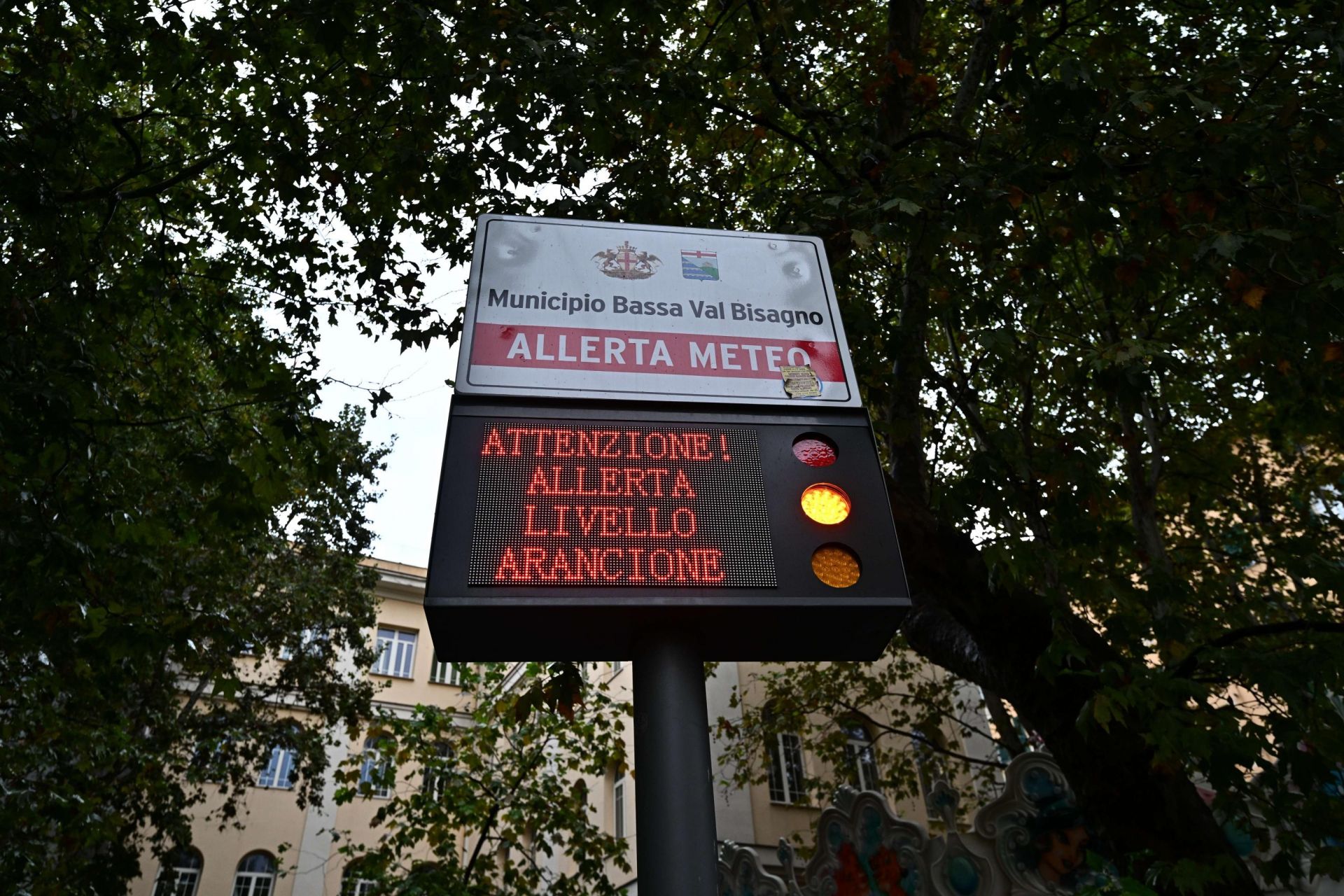 Liguria, mercoledì in allerta arancione per temporali su Genova e Levante