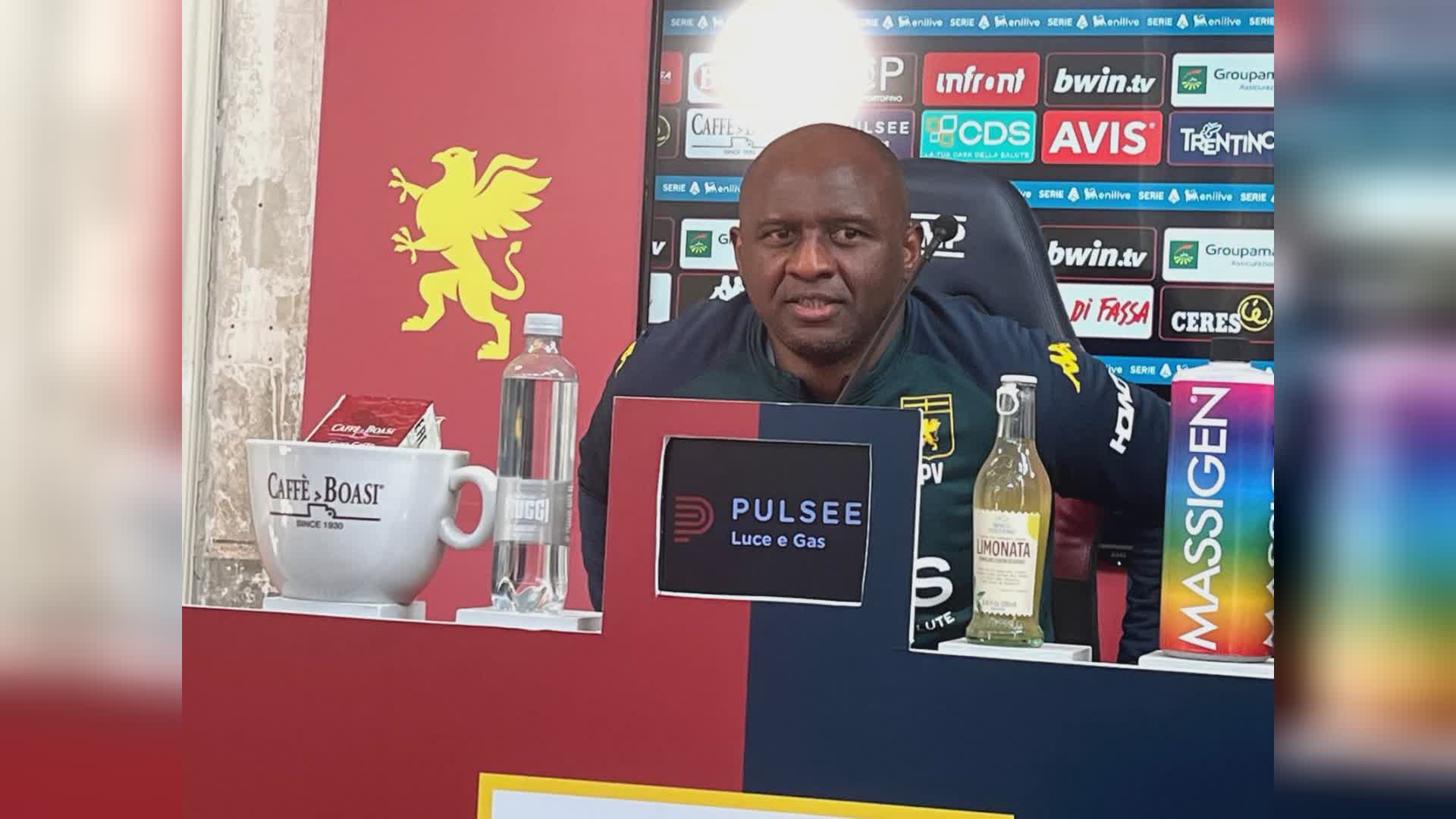 Vieira carica il Genoa: “Col Parma serve una svolta. I tifosi saranno la nostra forza”