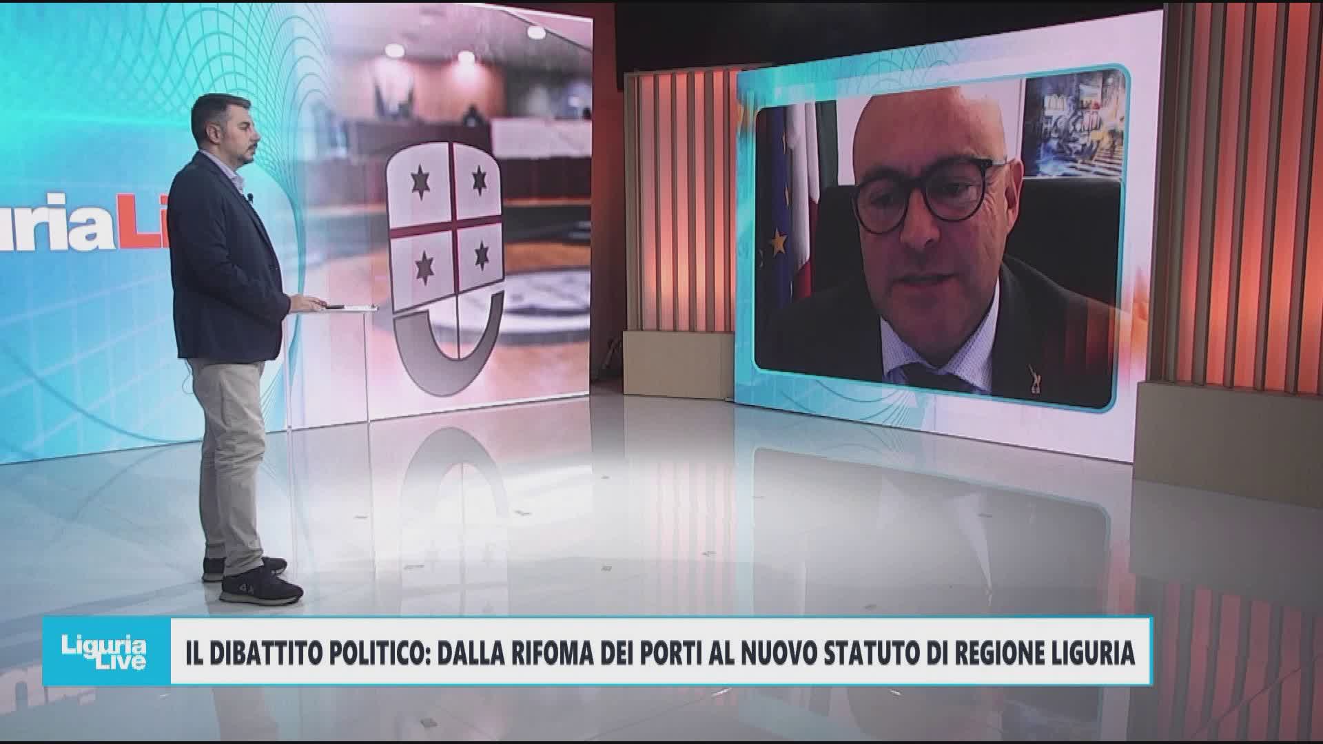 Politica: riforma porti e nuovo statuto Regione, a confronto per Telenord Alessio Piana (Lega) e Davide Natale (Pd)