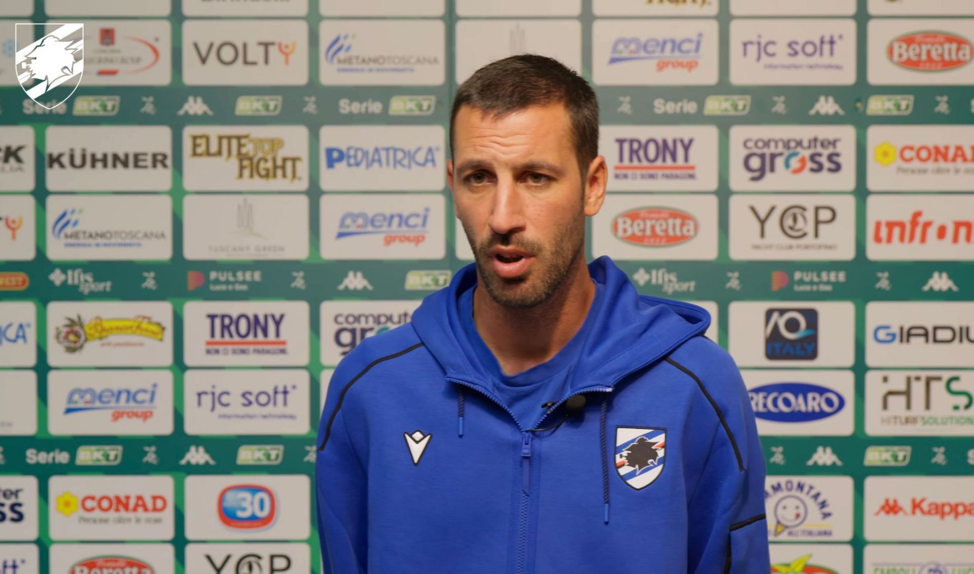 Sampdoria, Foti: "Ottima prestazione a Empoli, meritavamo di vincere. Bisogna farlo col Mantova"