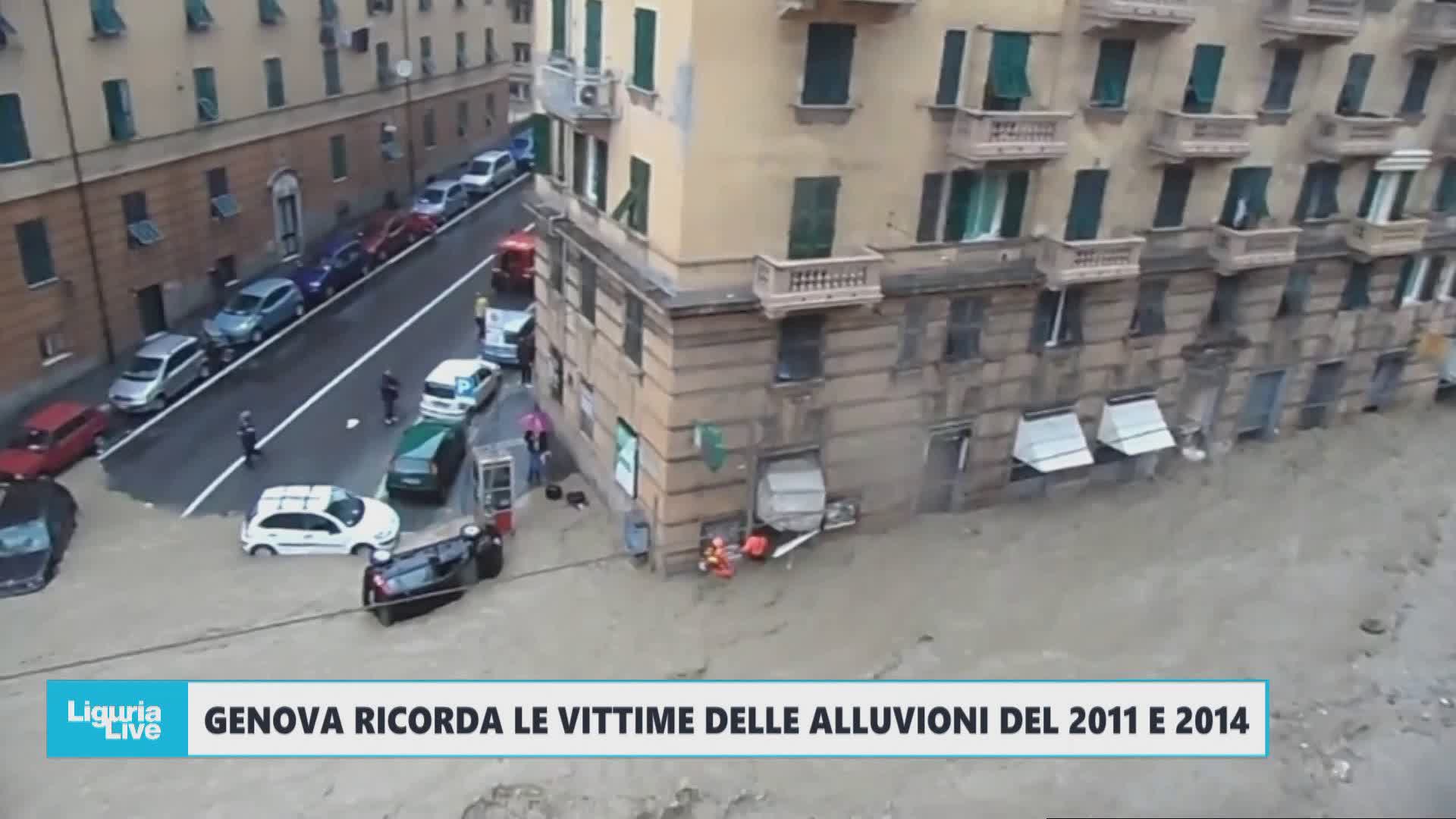 Genova ricorda le vittime delle alluvioni del 2011 e 2014