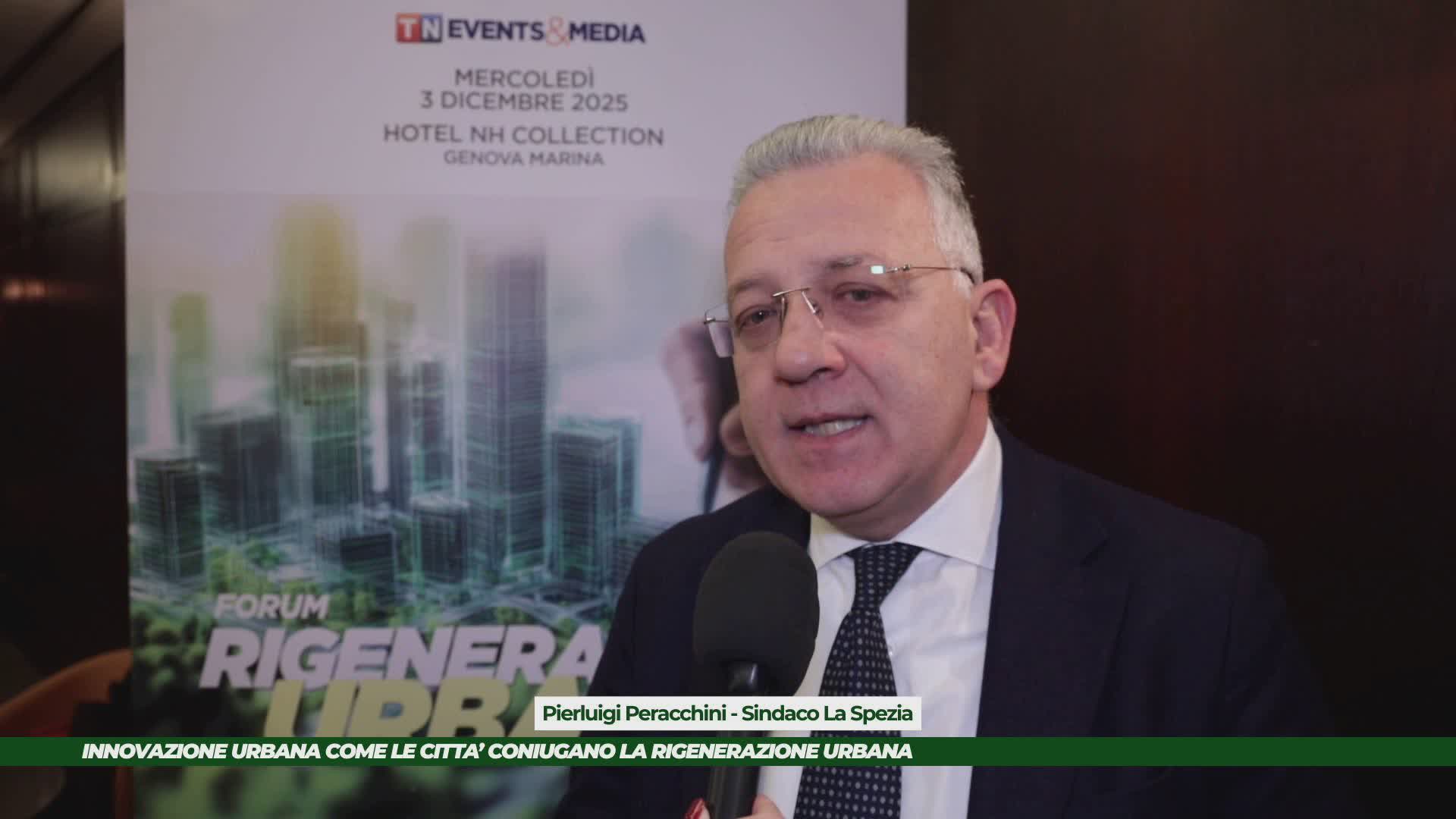 Forum Rigenerazione, sindaco Peracchini: "Alla Spezia investimenti su scuole, impianti e porto. Ma ai Comuni servono più risorse"