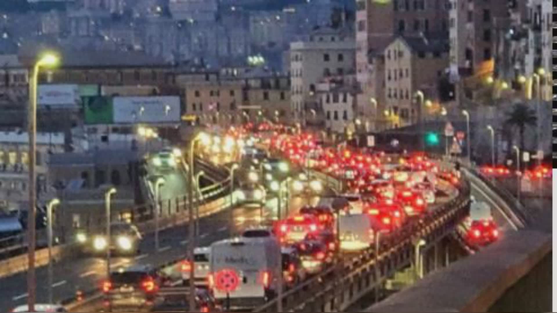 Genova, Sopraelevata: chiusura parziale per tre notti causa manutenzione impianti elettrici