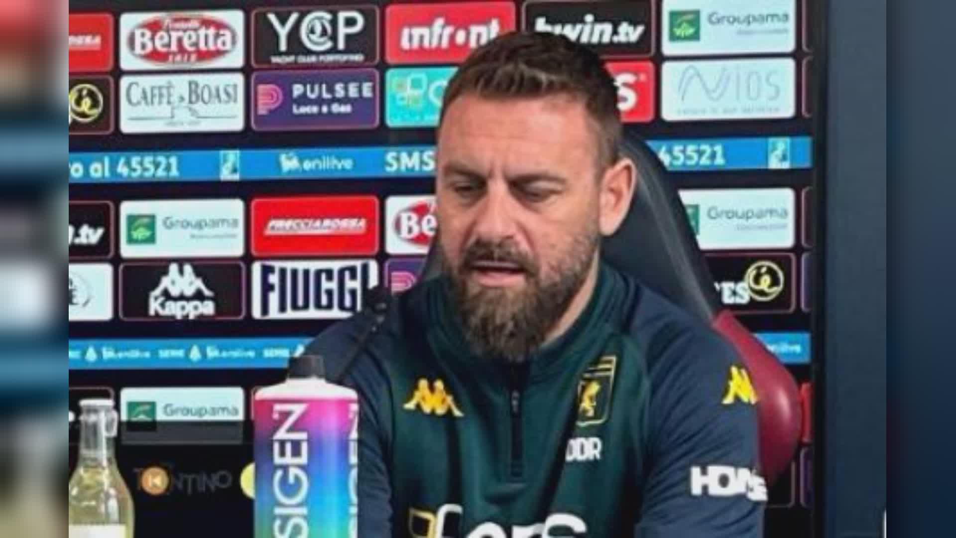 Genoa, De Rossi tra errori e rimpianti: “Con l’Inter ce la siamo giocata fino alla fine, sconfitta a testa alta”