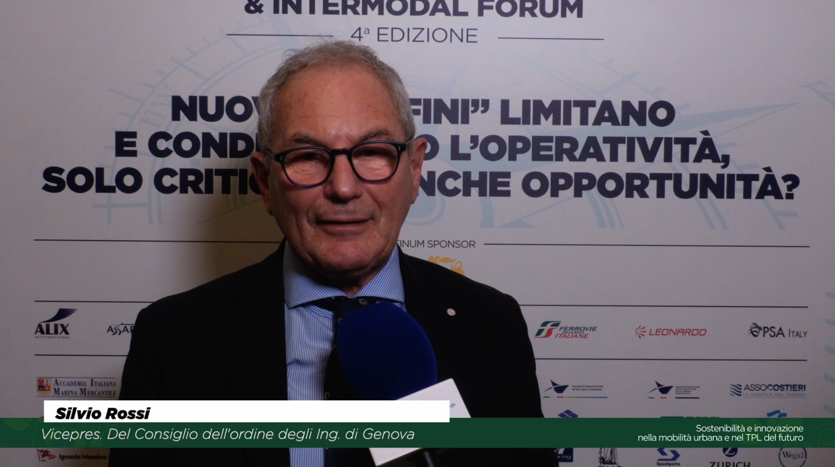 Shipping, Transport & Intermodal Forum, Rossi (Ord. Ingegneri): "L’impegno dell’Ente per lo sviluppo del territorio"