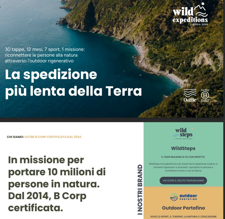 Liguria, parte il 26 febbraio la spedizione outdoor rigenerativa di OutBe tra mare, fiumi e montagne