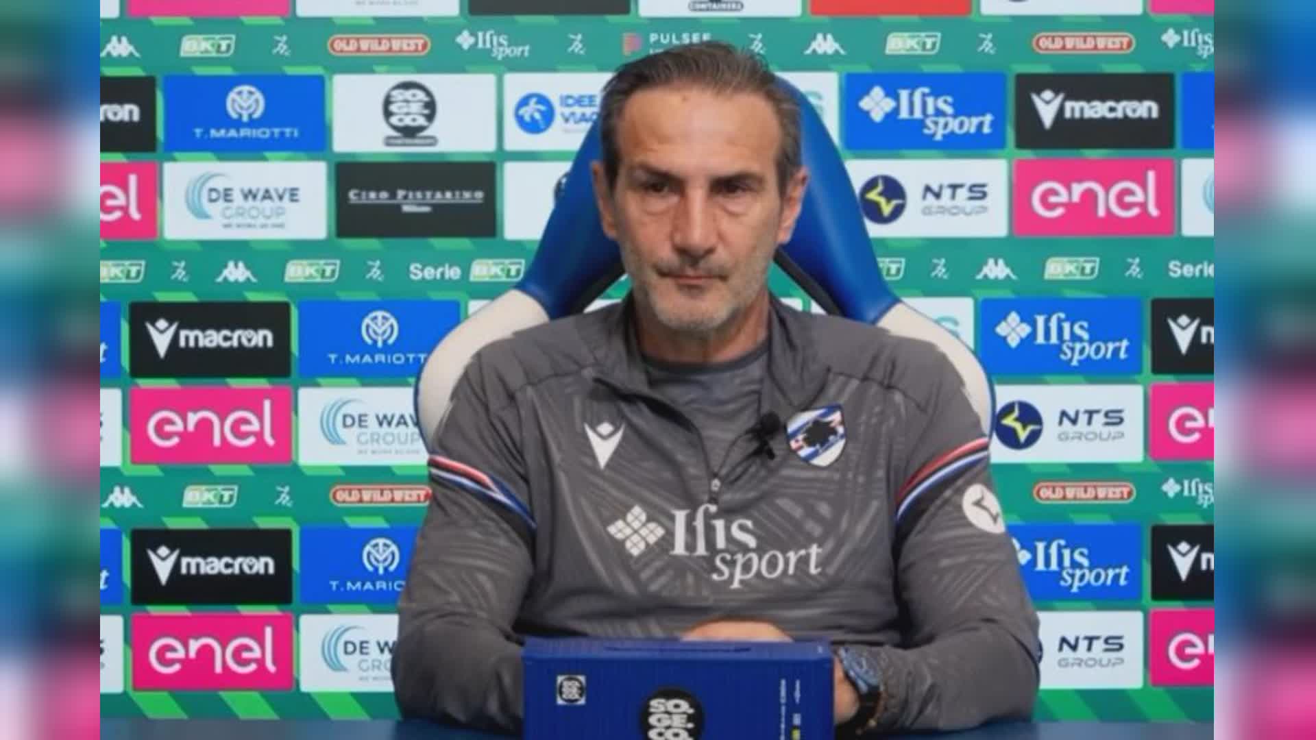Sampdoria, Gregucci: "Con il Bari è più di una partita della vita, servono attenzione e solidità"