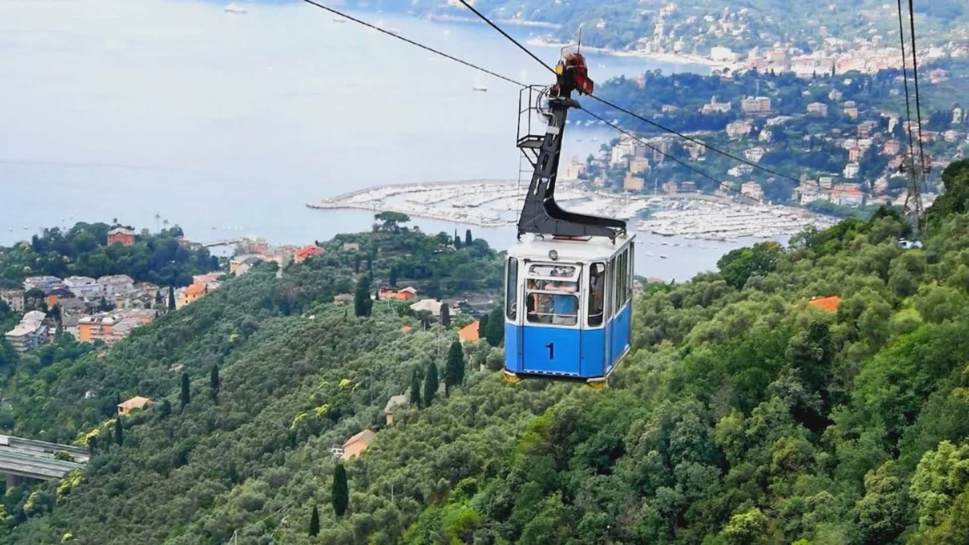 Rapallo, a Pasqua riapre la funivia per il santuario di Montallegro