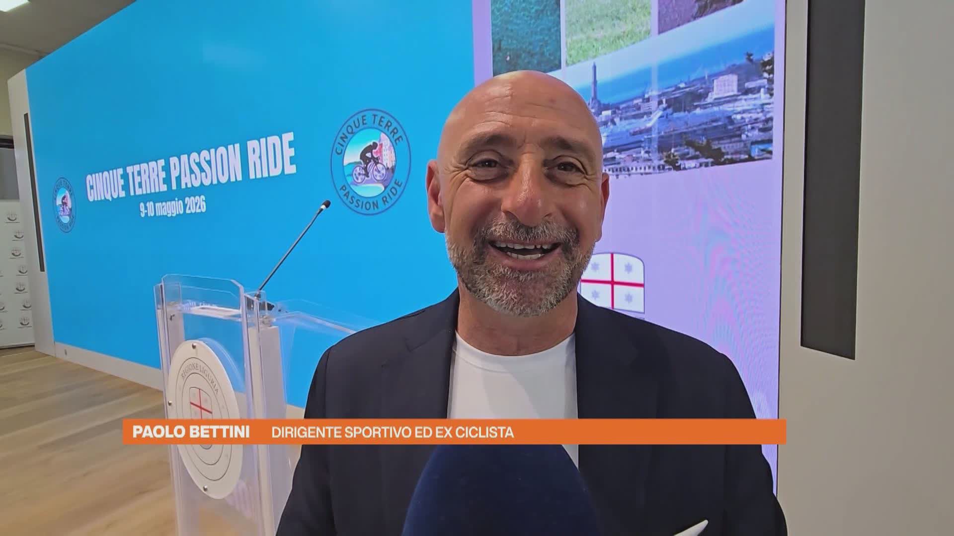 L'ex campione Paolo Bettini testimonial della Cinque Terre Ride. Liguria regione che incanta gli appassionati di ciclismo