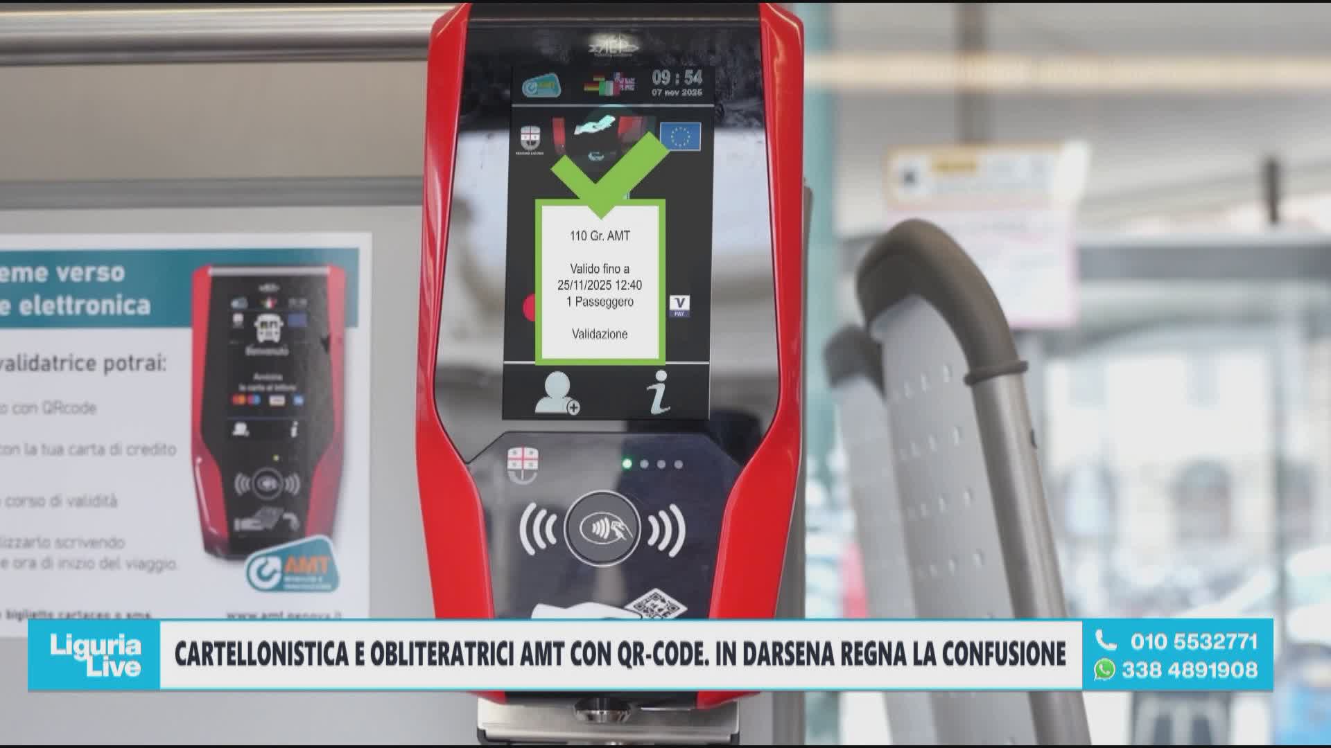 Cartellonistica e obliteratrici Amt con Qr Code. In darsena regna la confusione