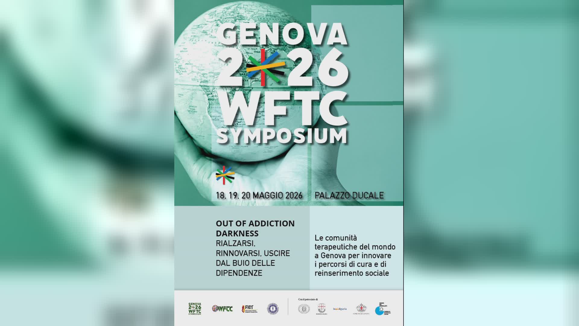 A Genova il Symposium 2026 delle comunità terapeutiche nel mondo