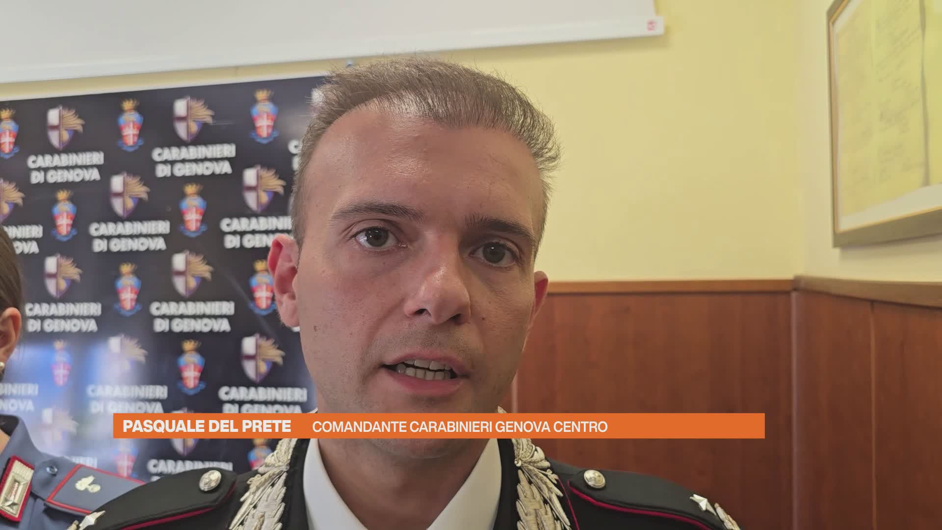 Maggiore Del Prete a Telenord: "Spaccio al dettaglio in tutti i quartieri di Genova"