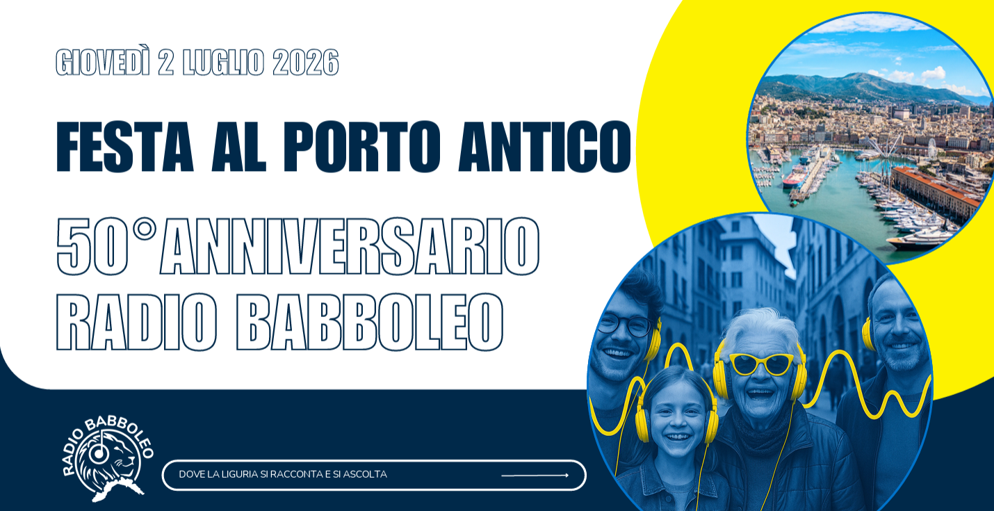 Genova, festa al Porto Antico per i 50 anni di Radio Babboleo