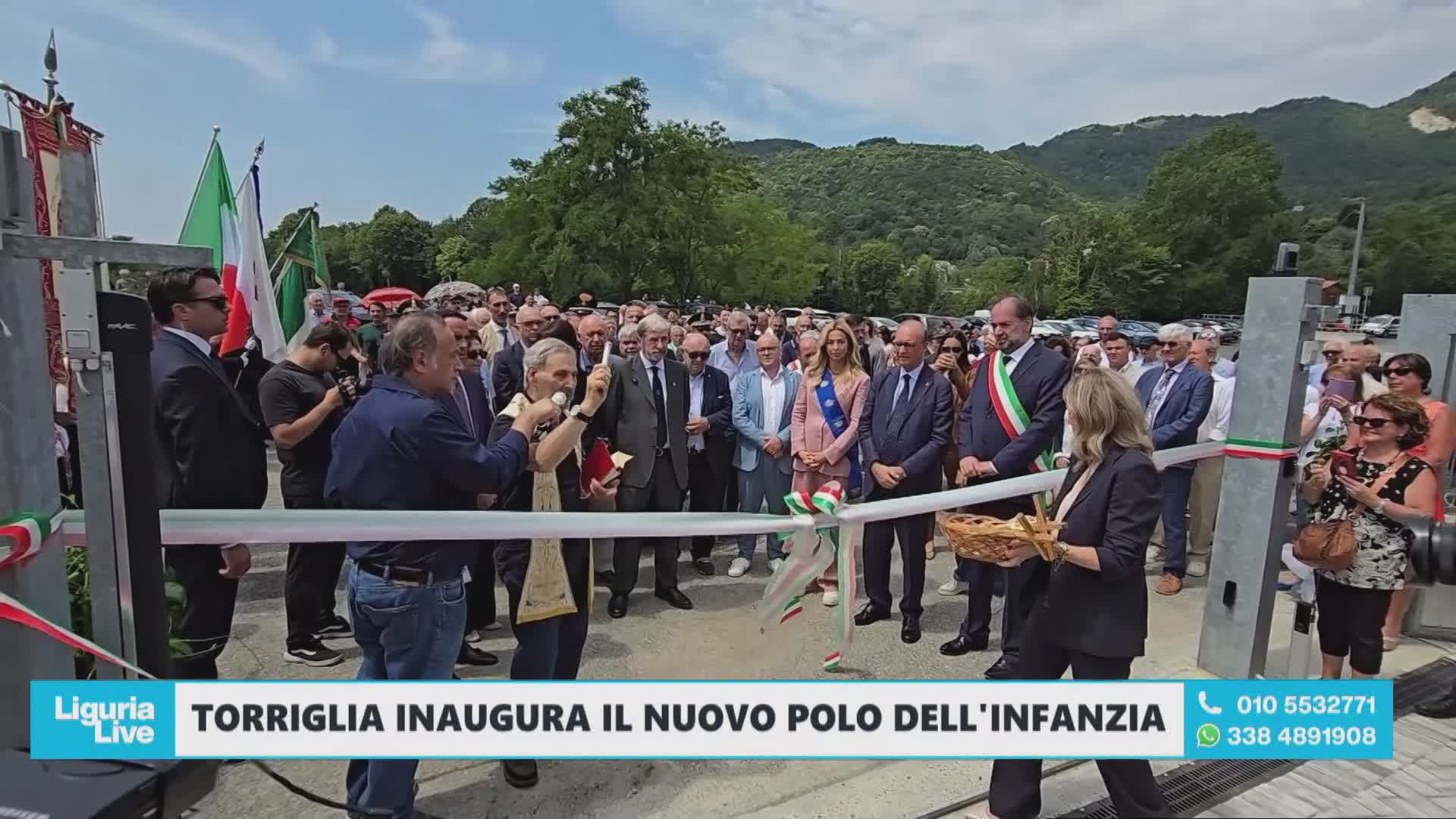 Torriglia, inaugurato un avvenieristico polo per l'infanzia