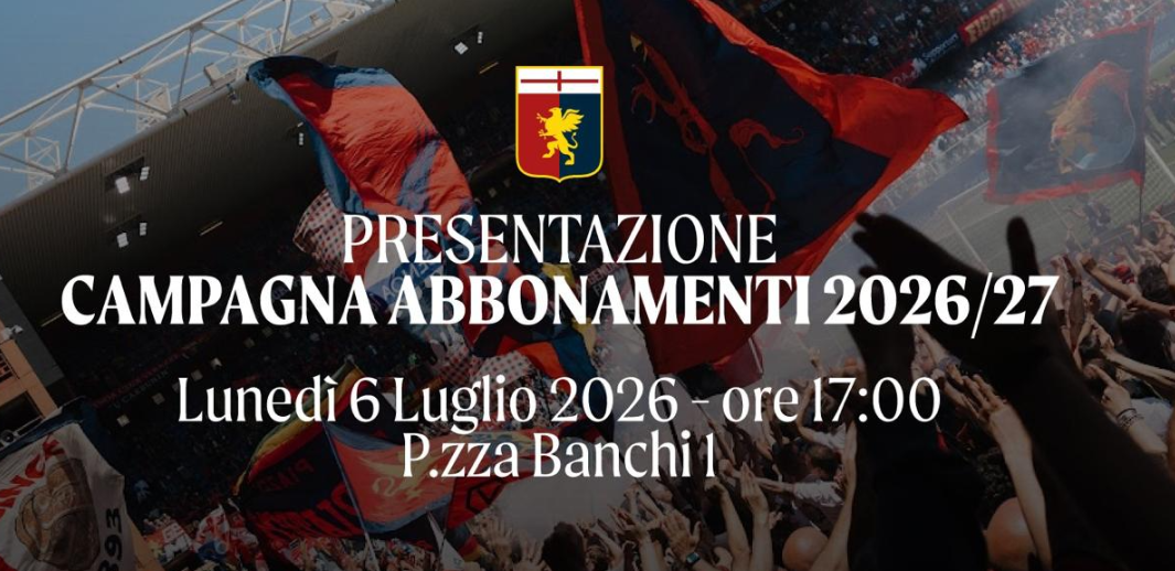 Genoa, lunedì il lancio della campagna abbonamenti. Ekhator saluta: "Otto anni indimenticabili"