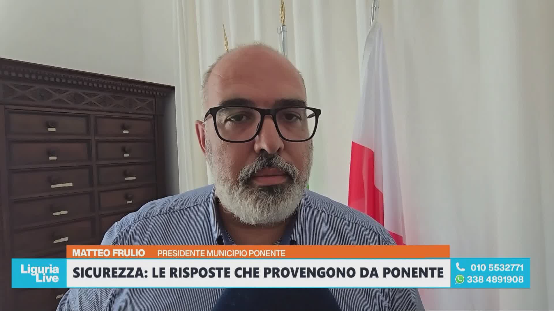 Pres. Frulio (Ponente): "Necessario un tavolo interforze a cui partecipino anche i servizi sociali"