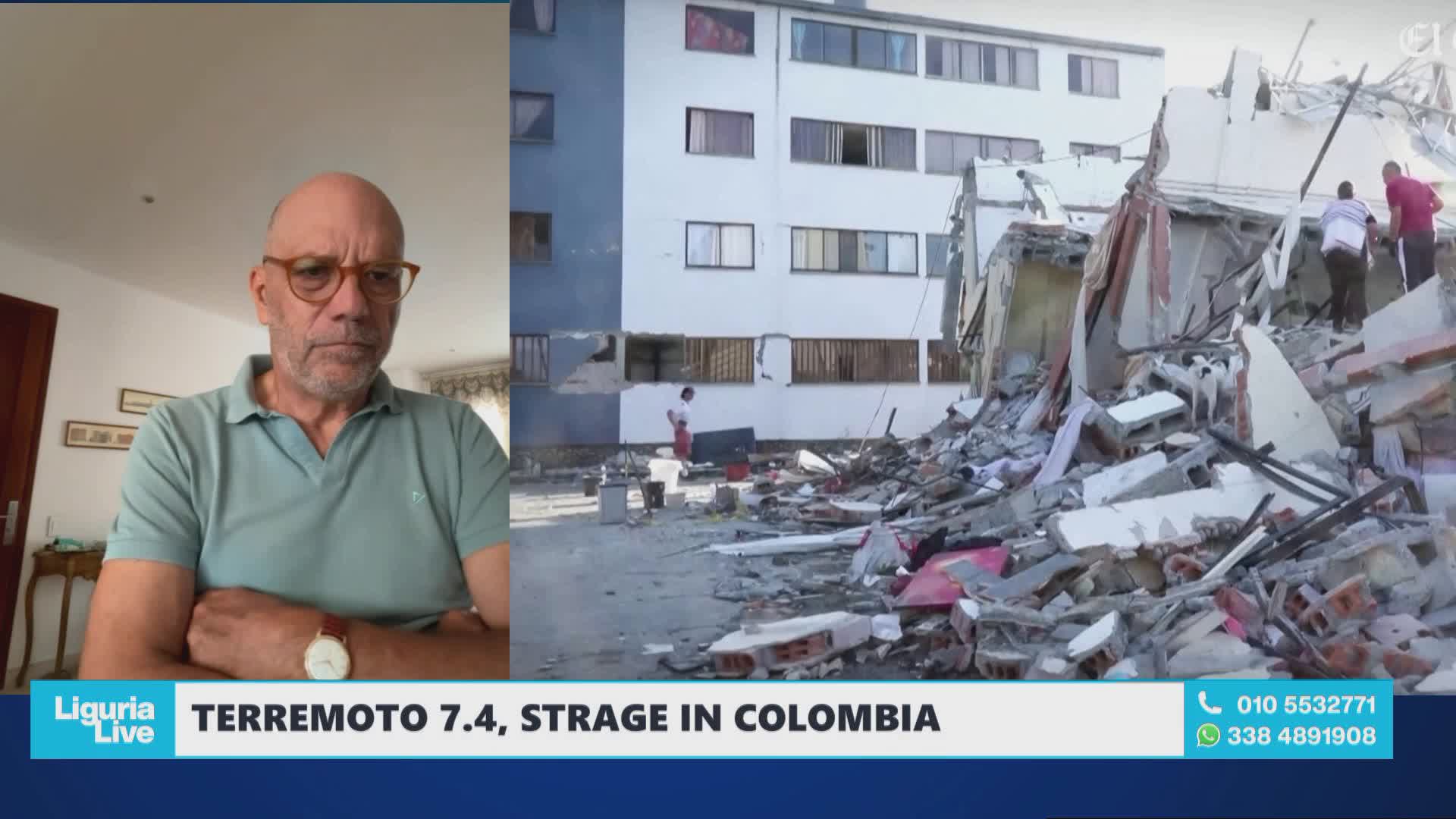 Terremoto in Colombia, l'economista Albisetti a Telenord: "Lo hanno avvertito fino a Panama"