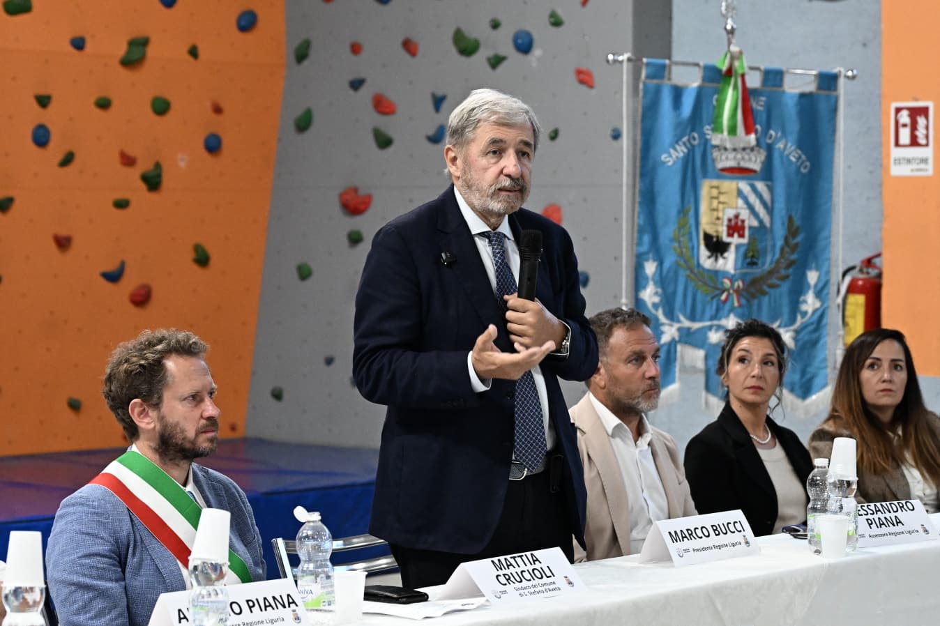 Bucci in Val d'Aveto: "Area strategica per la Liguria, nei prossimi due anni previsti progetti importanti"