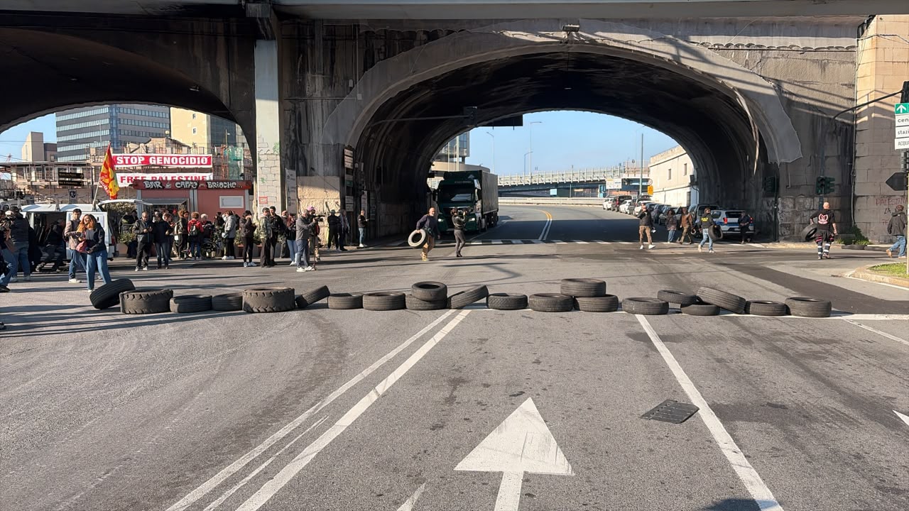 Sciopero generale a Genova e nelle altre città liguri: presidi, cortei e traffico in tilt. Telenord in diretta