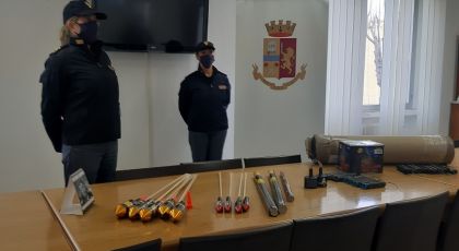 Savona, la polizia sequestra botti di capodanno tra cui alcune "bombe covid"