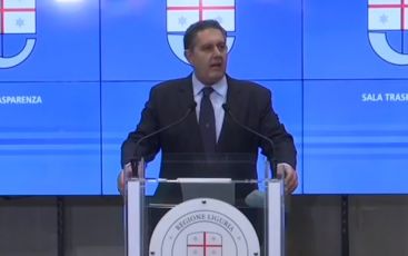 Coronavirus, Toti: "Liguria a cavallo tra zona gialla e arancione, Rt a 1.04"