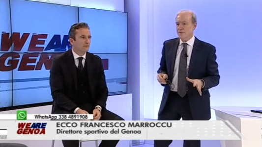 Genoa, Marroccu a Telenord: "Sokratis? Manteniamo il riserbo. Pellegrini e Scamacca restano"